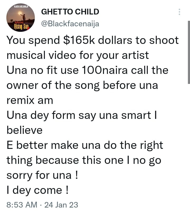 Blackface calls out Asake