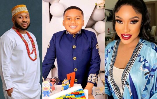 Tonto DIkeh and Olakunle Churchill