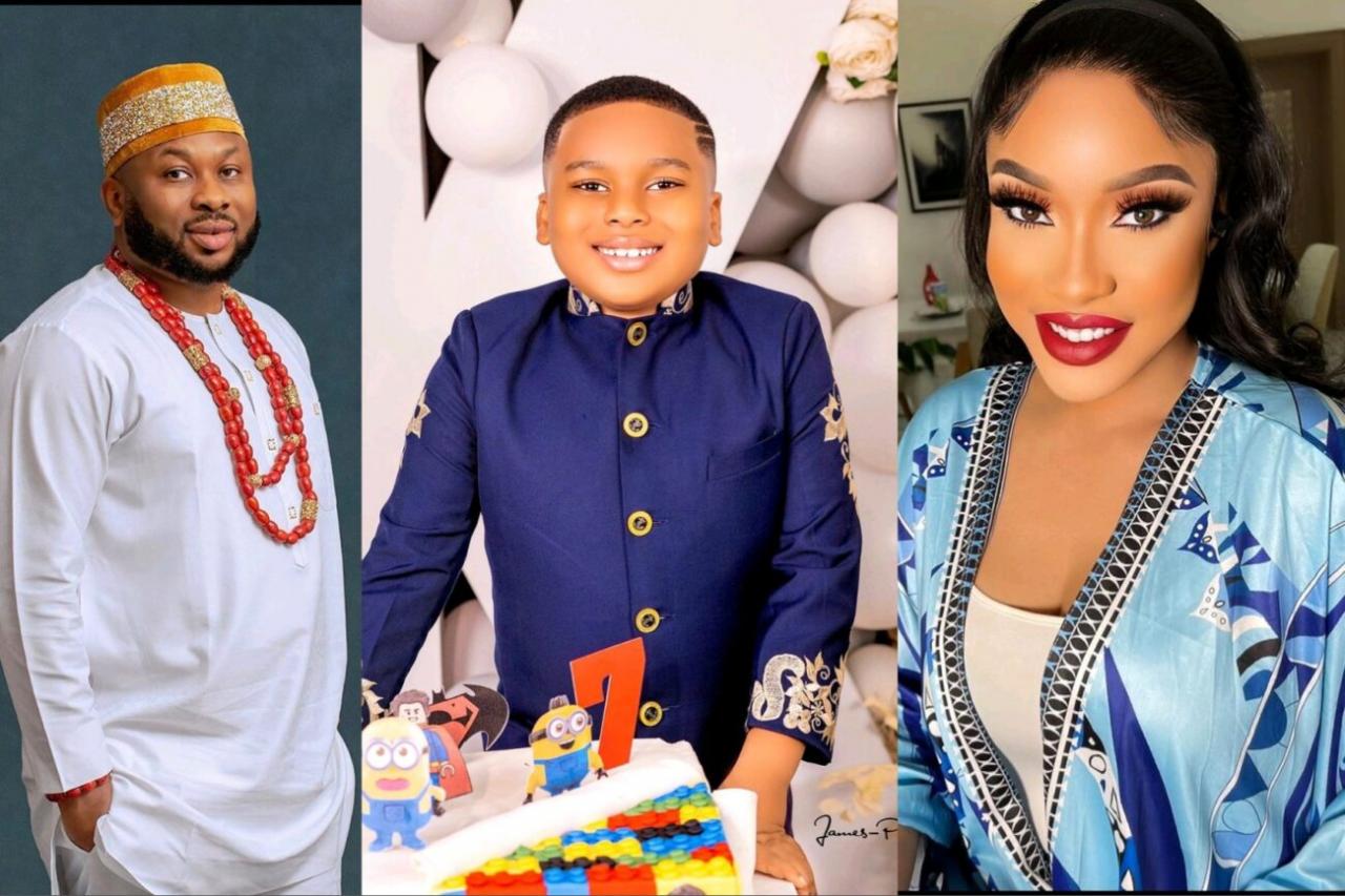 Tonto DIkeh and Olakunle Churchill