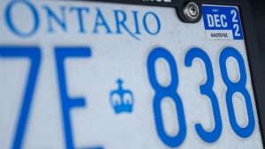 ontario licence plate sticker