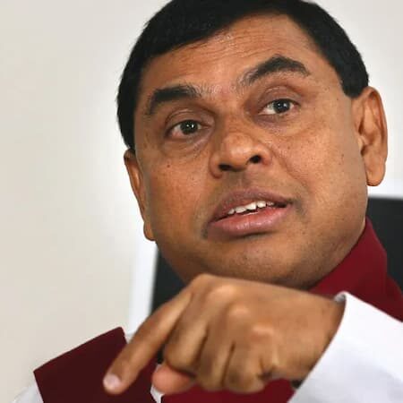 A Photo of Basil Rajapaksa