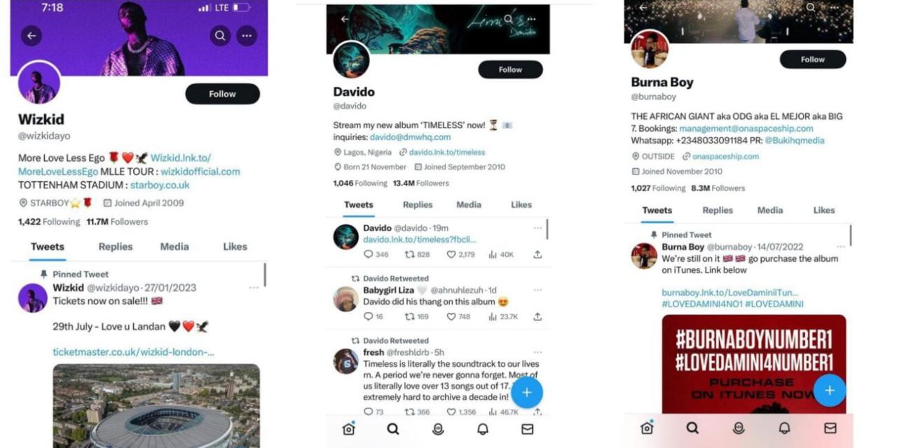 Celebrities lose Twitter verification badges