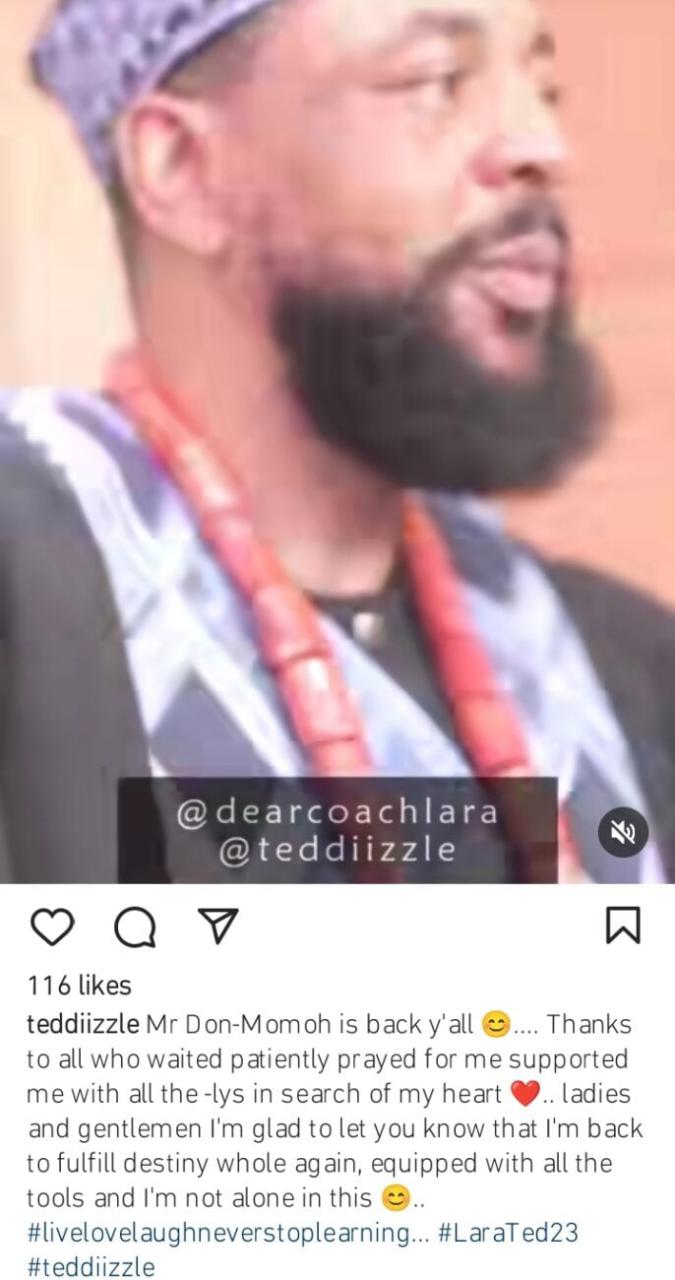 Teddy Don Momoh remarries