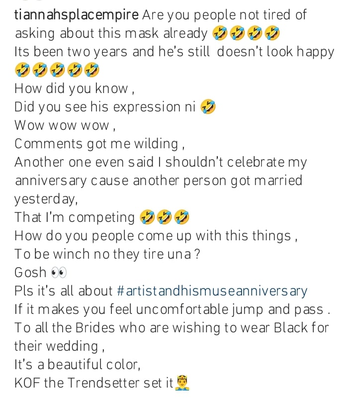 Toyin Lawani responds to critics as she celebrates anniversary
