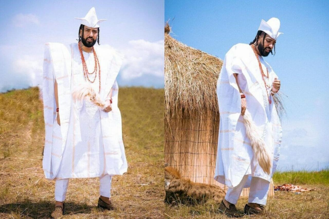 French Montana rocks Agbada gets Yoruba name