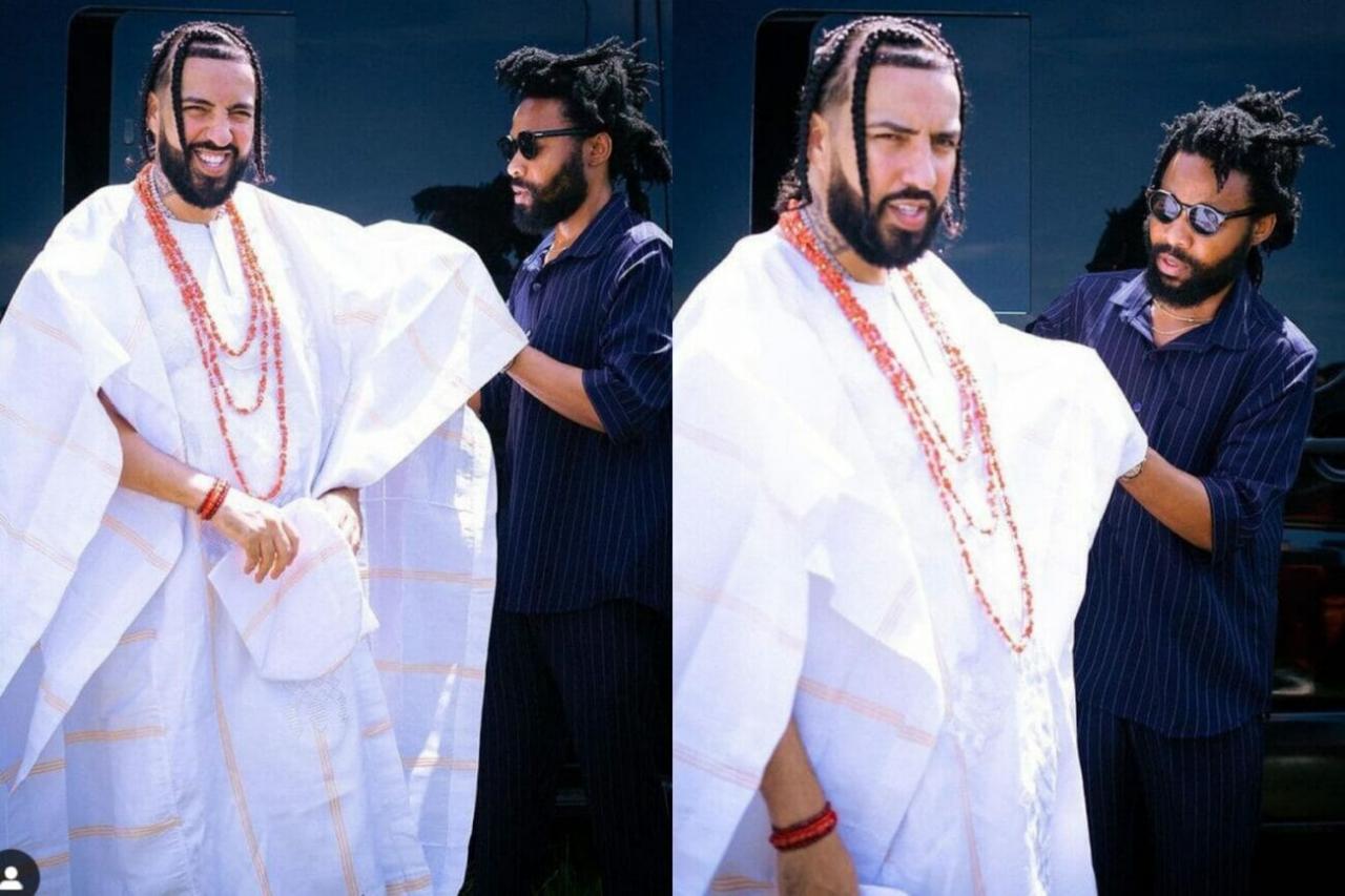 French Montana rocks Agbada gets Yoruba name