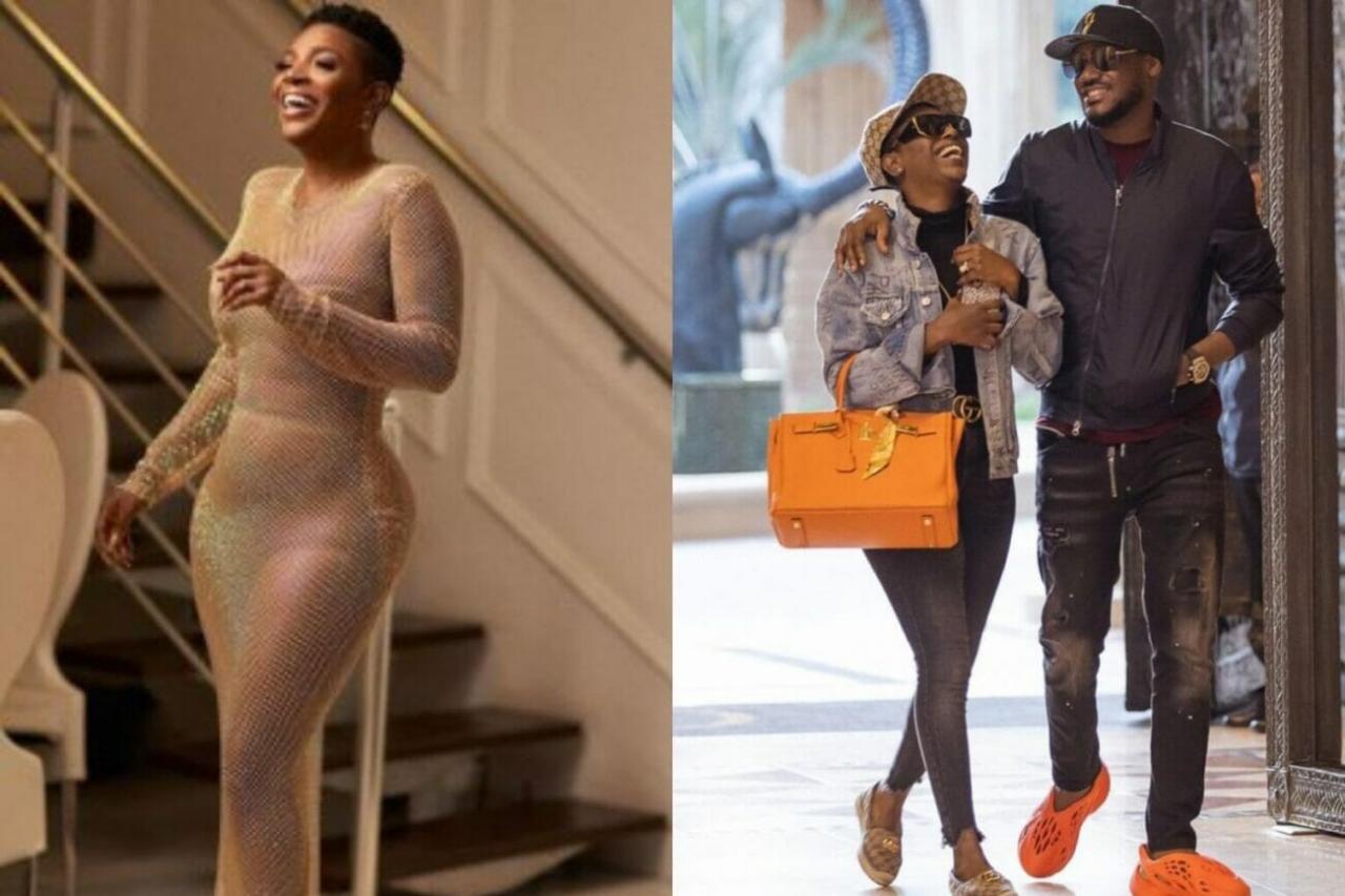 Fans react to Annie Idibia assurance to 2baba