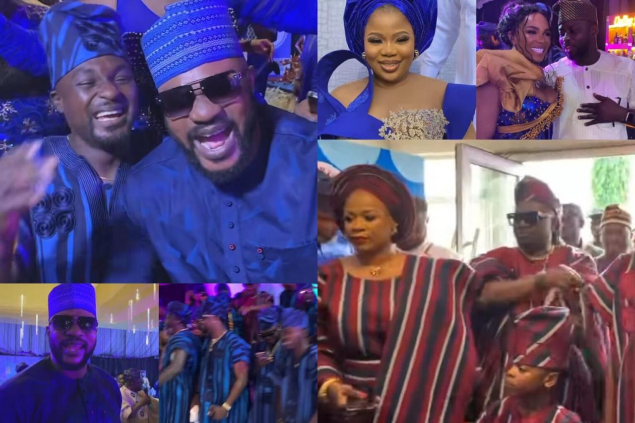 Yoruba Nollywood stars at Kunle Afod's birthday party