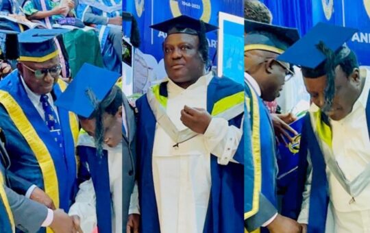 Saheed Osupa graduates from University of Ibadan
