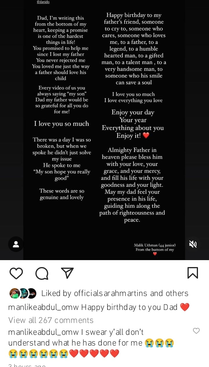 Obama's son Malik celebrates Davido on his 31st birthday