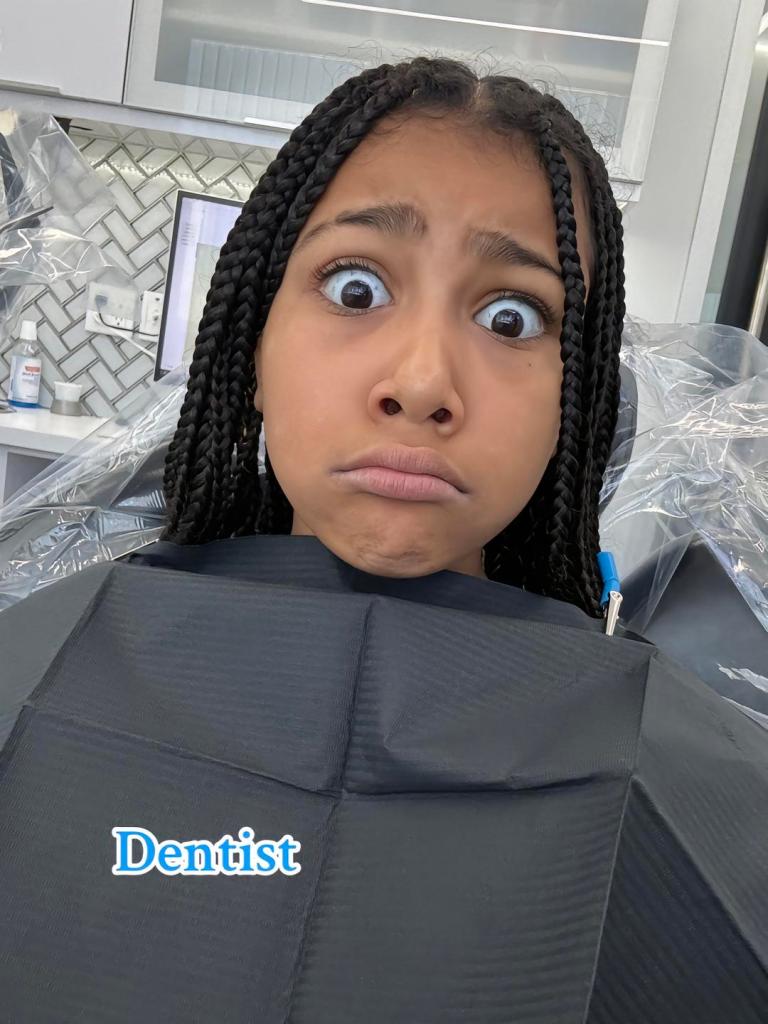 north west in the dentist chair