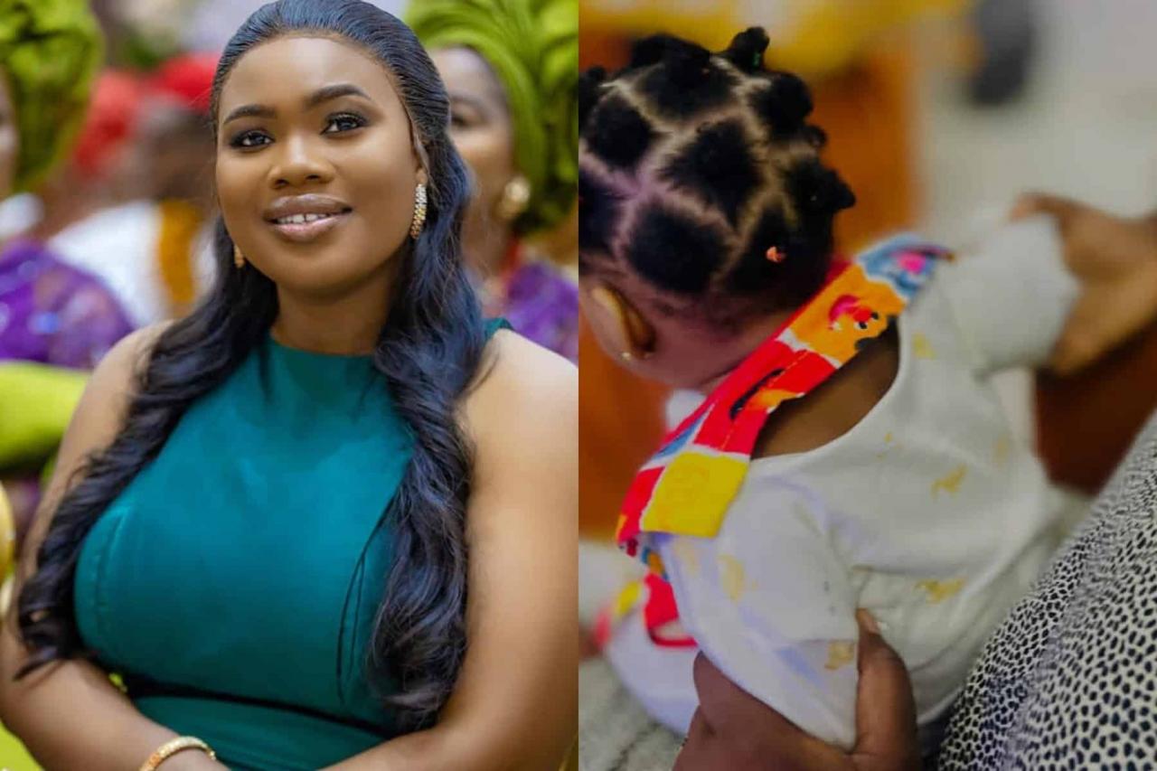 Debbie Shokoya makes her daughter's hair