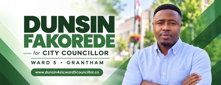 Dunsin Fakorede campaign graphic