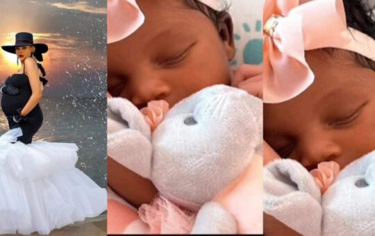 Kiekie welcomes baby girl