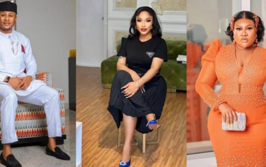 Opeyemi Falegan shades Tonto Dikeh