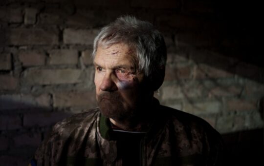 Russian attack in Kyiv, Ukraine