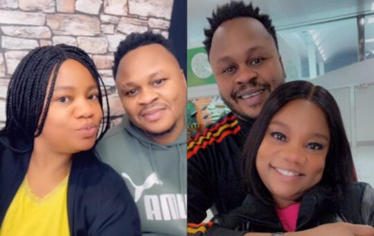 Actress, Opeyemi Aiyeola and her husband, Olayiwola celebrate their 17th wedding anniversary